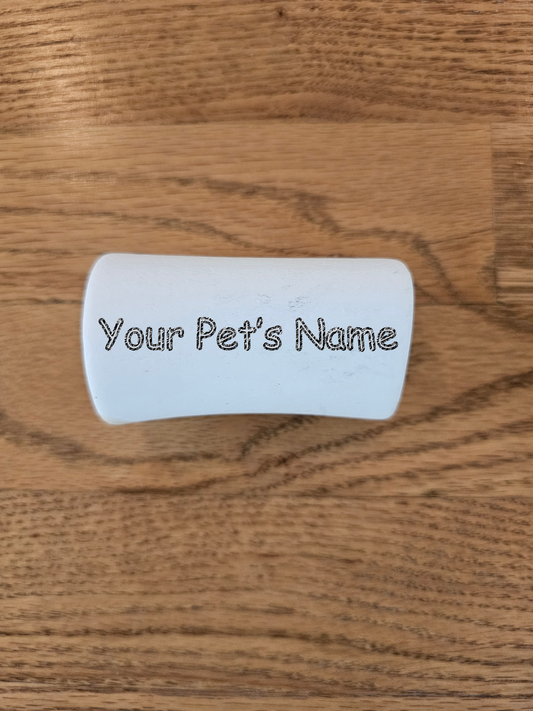 Personalized Dog Bone with Peanut Butter Flavored Filling, Gotcha Day, Pet Birthday, Pet Christmas, New Pet, Granddog, Custom Gift